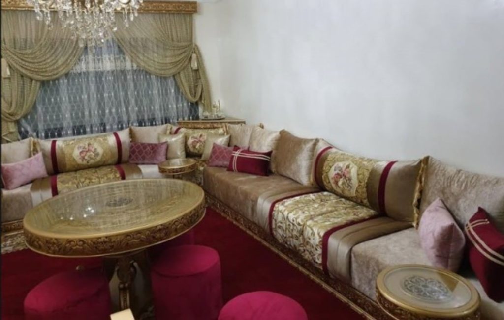 Banquettes pour salon marocain traditionnel 2021