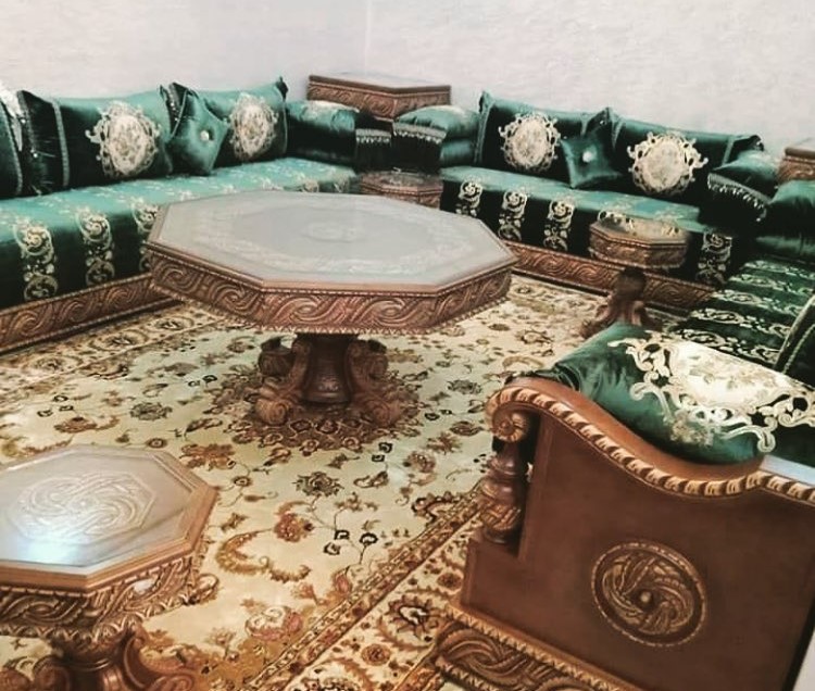 Sedari de salon marocain traditionnel Benchrif